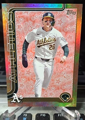 2025 Topps Series 2 - Tyler Nevin #538 Fireworks Refractor /5 - Image 1 of 2