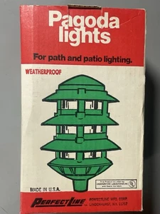 NIB Vintage Perfect Line Model 400P 4 Tier Pagoda Lights NIB portable - Picture 1 of 5
