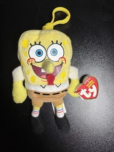TY Beanie Baby - SpongeBob SquarePants 5 inch - Mint - Free Shipping - Picture 1 of 3