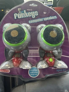 Par de altavoces para computadora Radica UB Funkeys luces USB plug/play nuevo en caja nuevo en paquete - Imagen 1 de 2