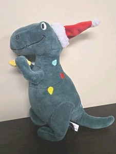 FRINGE Natale Negozio di Animali di Babbo Natale DINOSAURO Peluche Cigolante 12” - Foto 1 di 5