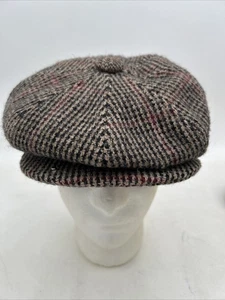 Vintage Schumann Sullivan of New Haven Woll-Zeitungsjungenmütze hergestellt in den USA Größe Large - Bild 1 von 9