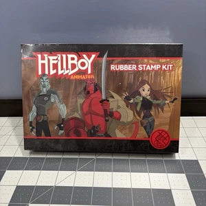Dark Horse Comics Hellboy Rubber Stamp Kit Starz Animated Series 2007 NEW Sealed - Picture 1 of 12