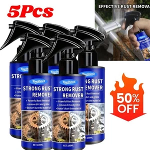 5x Car Rust Removal Spray Multipurpose Rust Remover Inhibi tor Derusting Spray - Picture 1 of 11