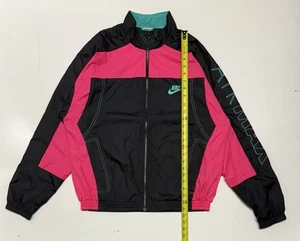 Nike x Atmos Men's NRG Air Max Track Jacket Size Sm Black Pink Retro CD6132-011 - Picture 1 of 7