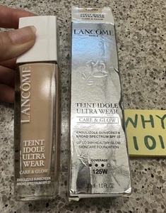 Base Lancome Teint Idole Ultra Wear Care & Glow 125 W SPF27 CADUCIDAD 3/26 TAMAÑO COMPLETO - Imagen 1 de 23
