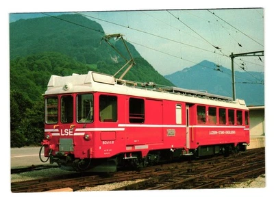 Lucerna Stans Engelberg Ferrocarril Postal Suiza Agosto 1980 Tren LSE Teleférico Foto 1 de 2