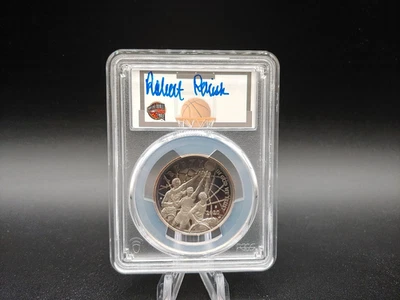 2020-S Basketball Hall of Fame Half-Dollar PCGS PR70 DCAM Robert Parish Signed - Image 1 of 4
