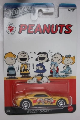 Hot Wheels BULLY GOAT ~ Peanuts Silver Series 75 Years ~ 4/5 ~ Diecast Toy Car - Image 1 of 2