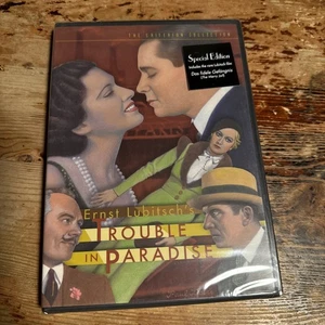 Trouble in Paradise~(DVD, Criterion Collection 1932)~w/Insert~Ernst Lubitsch~OOP - Imagen 1 de 2
