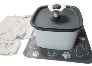 Veken Pet Fountain 84oz/2.5L Automatic Cat Dog Water Fountain with Silicone Mat - Picture 1 of 9