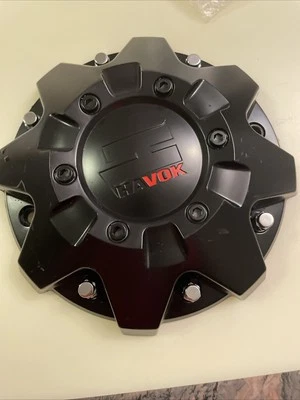 Tapa central de rueda Havok (CBH103-1P) negro mate. Con tornillo Foto 1 de 2
