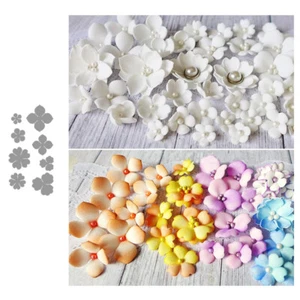 Flower Metal Cutting Dies Stencil Scrapbooking Embossing Paper Card Craft Making - Picture 1 of 7
