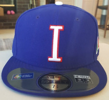 Italy World Baseball Classic Hat New Era 59FIFTY Fitted Blue Size 7 7/8