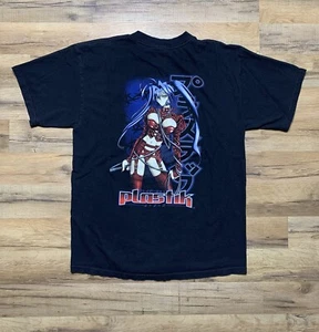 RARE VTG PLASTIK ANIME 90S SHIRT HERREN Large DOUBLE SIDED - Bild 1 von 5