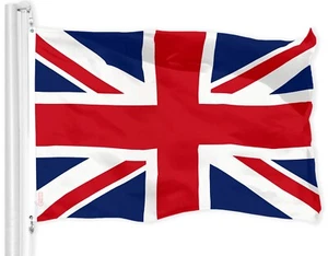 Regno Unito bandiera britannica stampata 3x5 piedi 150D poliestere Union Jack by G128 - Foto 1 di 5