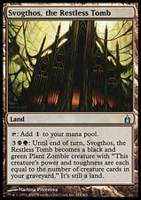 4X Svogthos, the Restless Tomb - MP - Old Ravnica Magic Cards Land Uncommon
