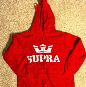 Supra Skateboarding Shoe Co, Old School Hoodie Y2K - Bild 1 von 9