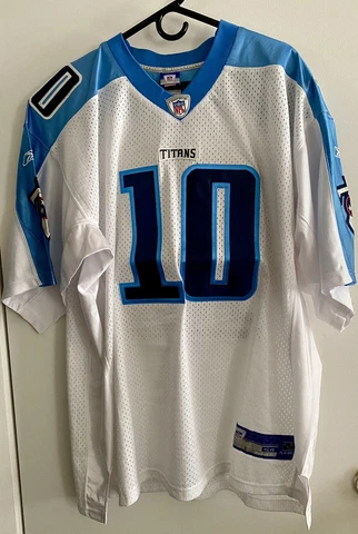 Tennessee Titans Vince Young Jersey size 54 (XXL) Reebok Cover