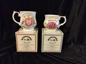 2 X New Boxed Ringtons Commemorative mugs 1988/90 Children Duke & Duchess York - Picture 1 of 9