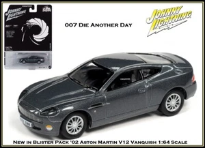 Johnny Lightning James Bond '02 Aston Martin V12 Vanquish 1:64th Diecast JLPC001 - Picture 1 of 4