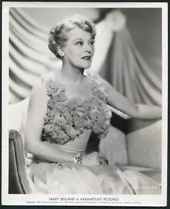 Mary Boland Publicity Photo for Paramount Pictures ©1939 8x10 American Actress - Picture 1 of 2