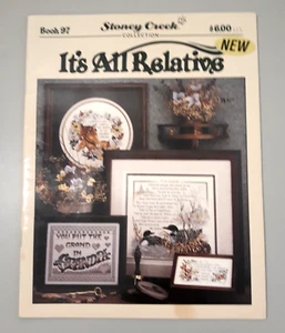 1992 Stoney Creek Collection - It's All Relative - Cross Stitch Booklet # 97 - Picture 1 of 5