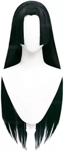 Women Wig for Boa Hancock Cosplay Costume Anime Long Straight Black Wigs - Picture 1 of 4