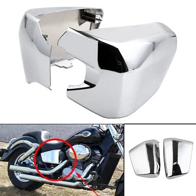 Chrome Battery Side Cover Panel Fairing Kit For Honda Shadow Aero 750 VT750C USA Foto 1 de 4