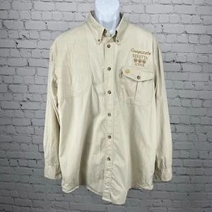 Beretta Guayascate Lodge Button Down Long Sleeve Outdoor Hunt Shooting Shirt XL - Picture 1 of 8