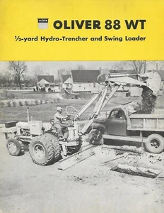 Equipment Brochure - Oliver - 88 WT Hydro-Trencher Swing Loader - c1955 (E8714) - Picture 1 of 1