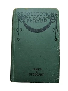 Recollections Of A Player (Hardcover 1902) J.H. Stoddart Devinne Press Comedy  - Picture 1 of 12