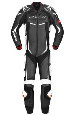 SPIDI “TRACK WIND PRO” 1 PIEZA CUERO MOTO CARRERAS TRAJE TALLA 50 52 56 *OFERTA* Foto 1 de 4