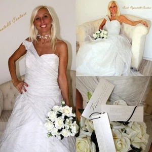 New From Atelier 24 Hour Shipping Wedding Dress 42 44 P102 - Picture 1 of 1