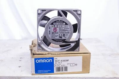 Omron R87F-A1A93HP 100V AC AXIAL FLOW FAN CABINET COOLING FAN 13/11W - Image 1 of 2