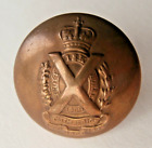 Scottish Horse Yeomanry Officers 24.5Mm Button By Wm Anderson & Sons Edinburgh