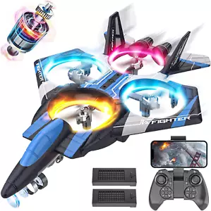 Brushless Drones for Kids | 2.4GHZ RC Plane with Camera, 6-Axis Gyro Remote Cont - Picture 1 of 12