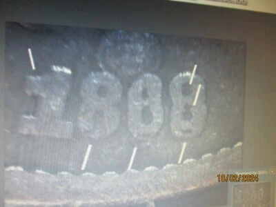 1868 SHIELD NICKEL REPUNCHED DATE ERROR FINE   XX4 - Image 1 of 4