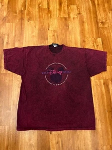 Vintage 1996 Walt Disney World Epcot Magic Kingdom Mickey Mouse Men T Shirt L/XL - Picture 1 of 13