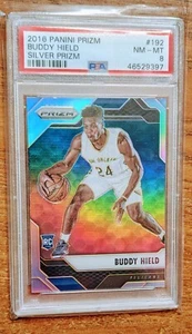 🏀🔥2016-17 Panini Prizm PSA 8 BUDDY HIELD Rookie Silver Prizm RC #192🔥🏀✅ - Picture 1 of 2