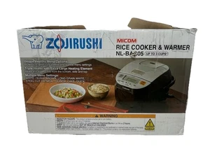 Zojirushi Micom 3 Cup Rice Cooker & Warmer NL-BAC05 See Photos - Picture 1 of 9