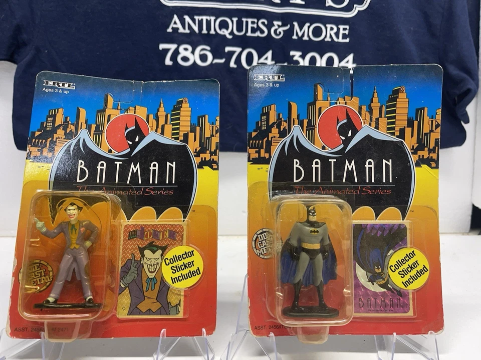 Vintage 1993 Ertl Batman The Animated Series Die Cast Metal Figure MOC