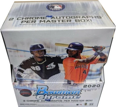 2020 Bowman Chrome Baseball Factory Sealed Hobby Master Box 2 Auto On Card - Image 1 of 2