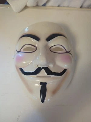 Máscara con licencia oficial V de Vendetta Guy Fawkes - Halloween Anónimo DC WB Foto 1 de 4