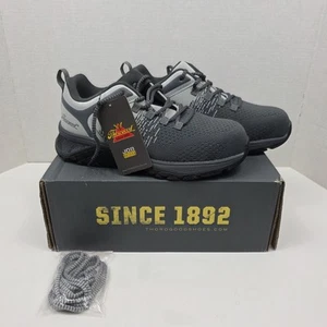 Thorogood AST Low Composite Safety Toe Work Shoes, Grey/Black, Men's 9 Wide, New - Picture 1 of 7