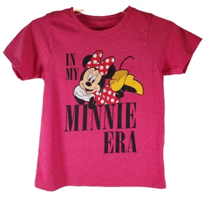 Disney Minnie Mouse Pink Kids T-Shirt Girls Size 12 - Picture 1 of 2