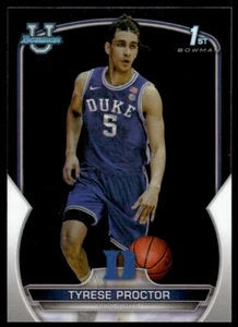 2022-23 Bowman Chrom Universität Tyrese Proctor RC Karte Duke Blue Devils #28 - Bild 1 von 2
