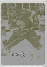 2017-18 Upper Deck CHL Printing Plate Yellow 1/1 Shawn Boudrias #141 3ym