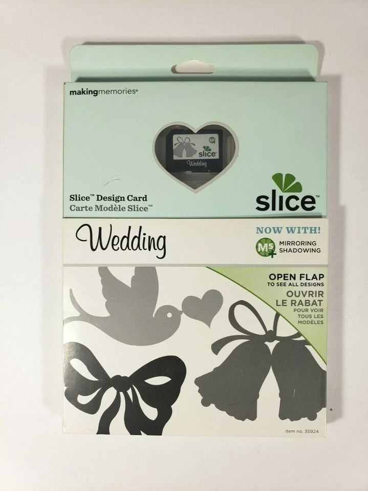 Making Memories Slice Design Card Cartridge Wedding MS 35924