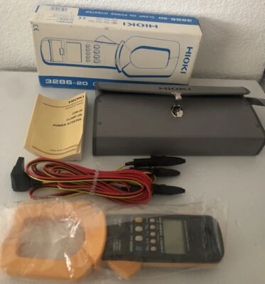 Hioki HiTester 3286-20 Power Clamp Meter,1000A,Voltage,Frequ.& power Measurement - Image 1 of 4